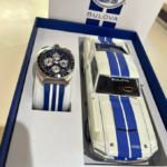 Bulova shelvy carro con reloj